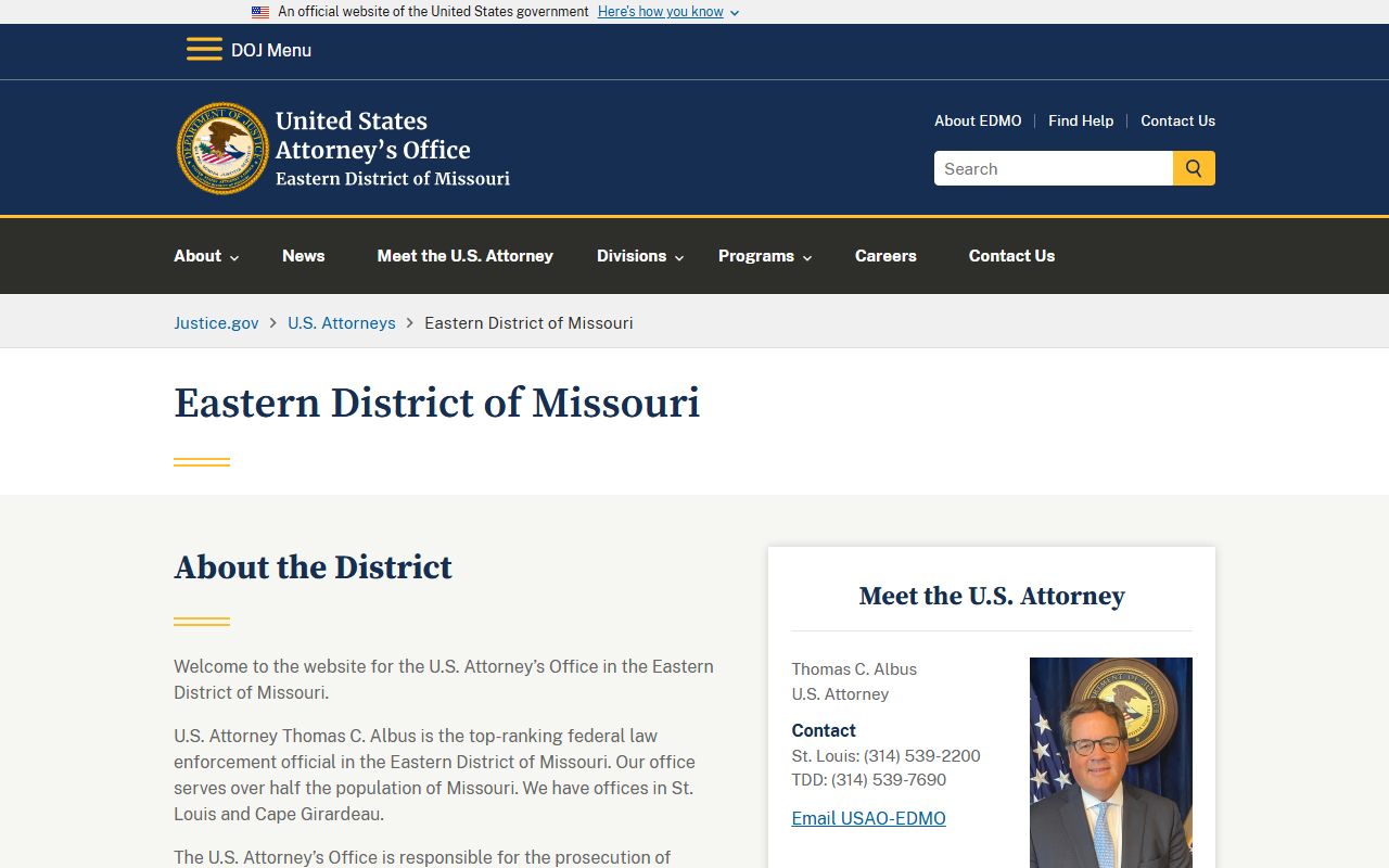 Stoddard County Circuit Clerk records federal prosecution source