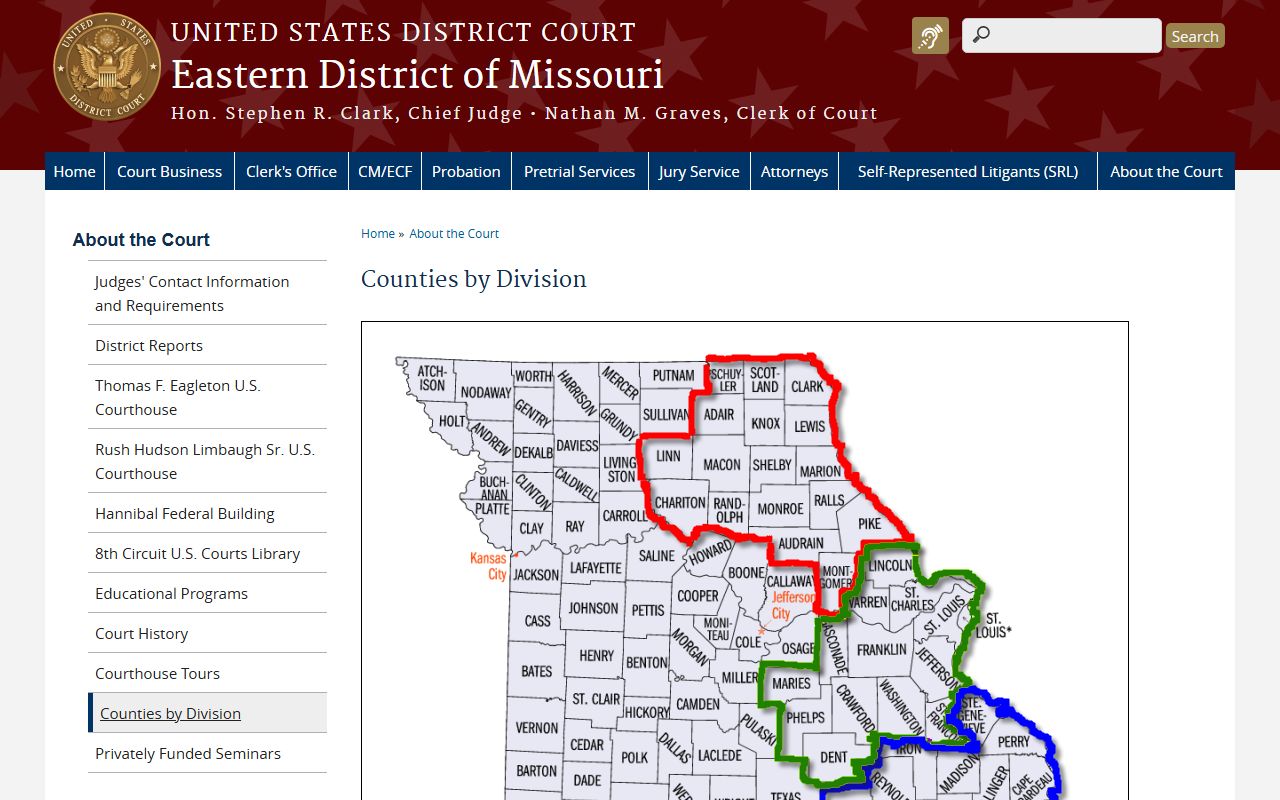 Stoddard County probate records Eastern District counties by division source